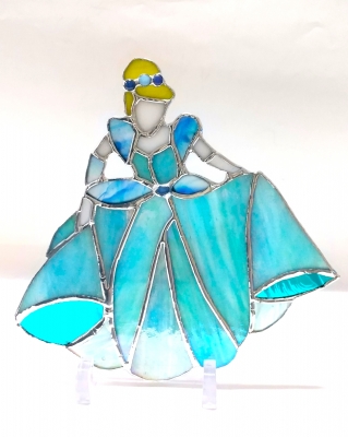 ハンドメイドのステンドグラス シンデレラ （ステンドグラス