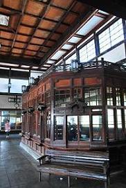 旧大社駅内