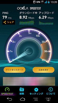FJL22 mineo 速度