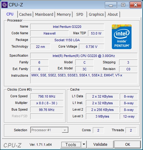 H530s 57320178 CPU-Z