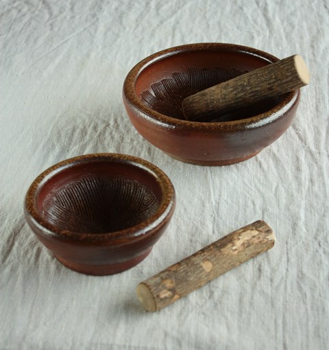 備前・一陽窯のすり鉢と番茶宝瓶 | いちょう日誌