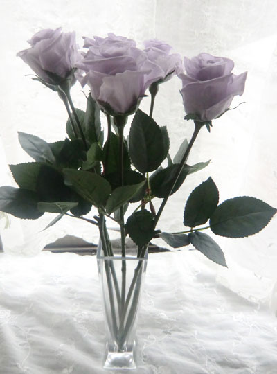 花瓶に飾るプリザーブドフラワー008b