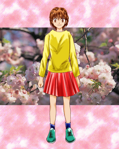 棒立ち少女
