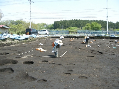 2区の平面図作成作業