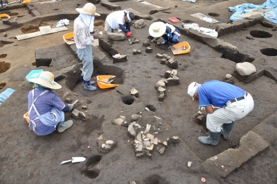 遺物集中