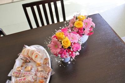 お花の教室 アレンジ 簡単 いわき市 小名浜の花屋 花国湘南台店