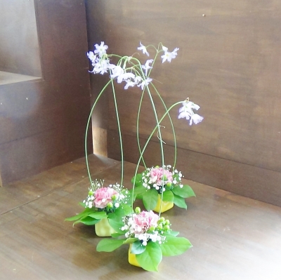 テーブルアレンジ いわき市 小名浜の花屋 花国湘南台店