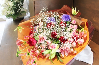 お祝い 花束 お花 ギフト いわき市小名浜の花屋 花国湘南台店