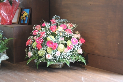 花束 アレンジ お祝い 誕生日 プレゼントいわき市小名浜の花屋 花国湘南台店