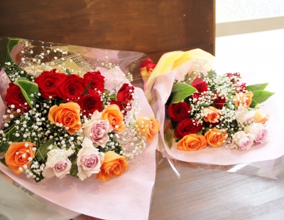 花束 バラ いわき市小名浜の花屋 花国湘南台店