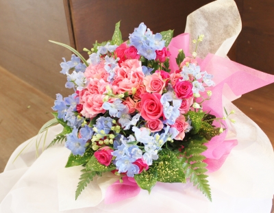 花束 バラ いわき市小名浜の花屋 花国湘南台店