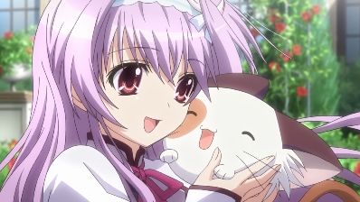 ましろ色シンフォニー1話みう先輩とぱんにゃ
