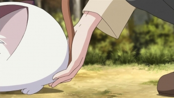 みう先輩がぱんにゃの背中を押して