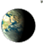 月と地球