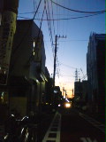 夕暮れ時