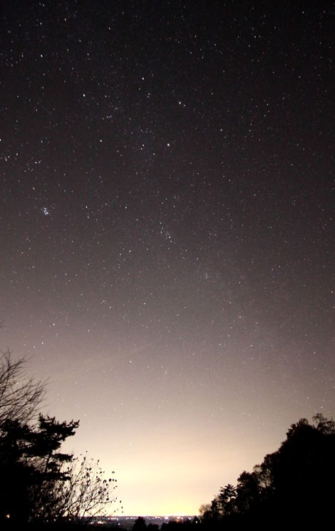 益子の夜空