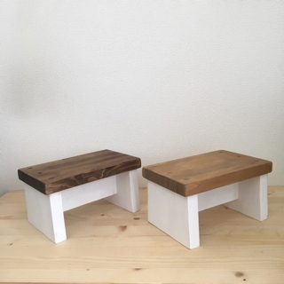 木製　ハンドメイド　オーダー　コの字　ワトコオイル　踏み台　水槽台 木製ハンドメイドオーダーコの字ワトコオイル踏み台水槽台
