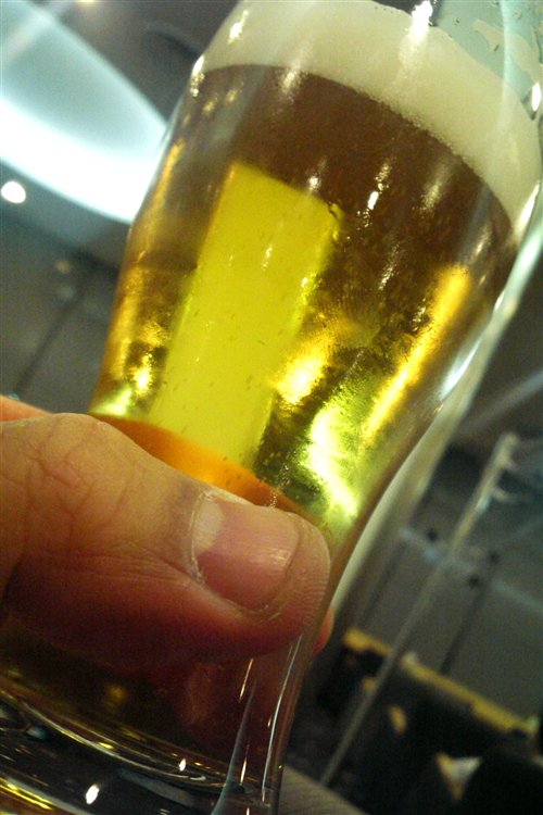 ビールで一人打ち上げ!