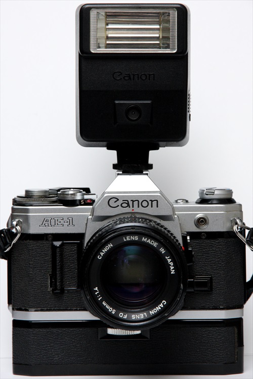 Canon - キャノン　Canon AE-1 フィルムカメラ　スピードライト　155A 当時物 Canon Speedlite 155A Flash, A Perfect Match for the AE-1