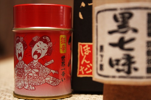 お味噌汁、七味