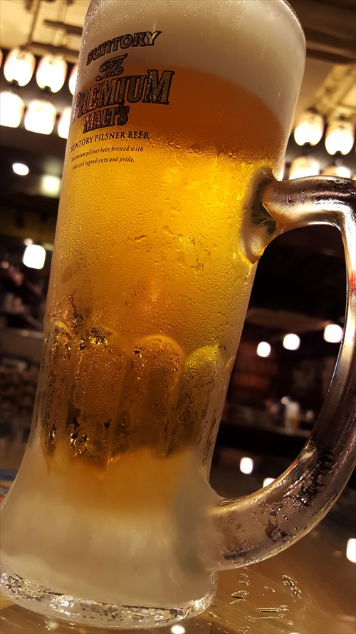 仕事終わってビール!