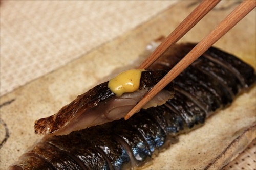 炙りしめ鯖