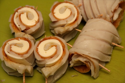 ちくわのチーズ梅マヨ焼き
