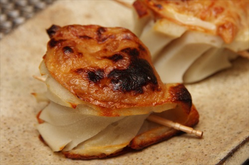 ちくわのチーズ梅マヨ焼き
