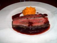 Main - Sauteed wild deer with port sause