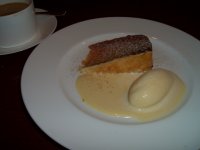 dessert - Tart Tattan with Vanilla Ice Cream