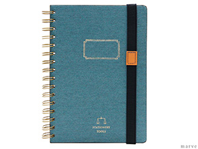 デニムカバーA5ノート TOOLS DENIM NOTEBOOKS A5 BLUE