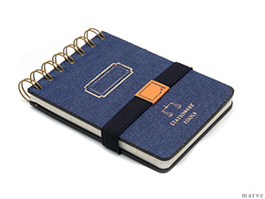 デニムカバーメモ TOOLS DENIM MEMO PAD B7 NAVY