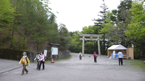 玉置神社参拝客
