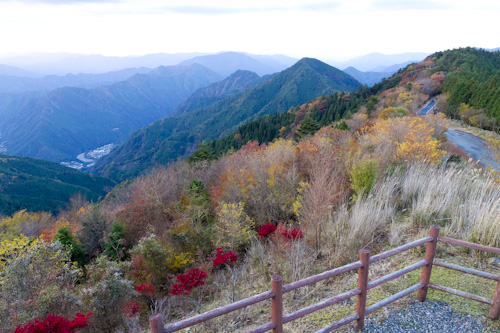 玉置山展望台紅葉2