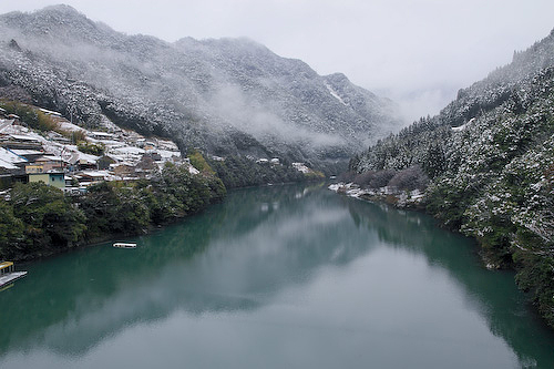 十津川雪景色3