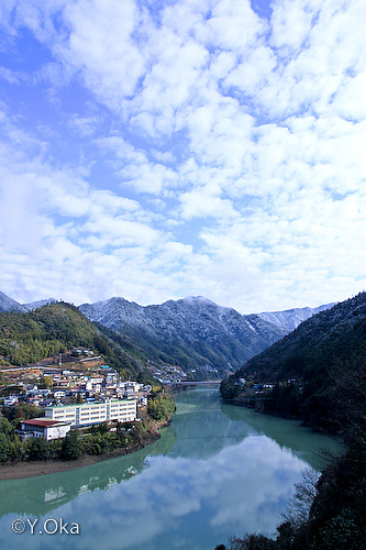 冬の十津川