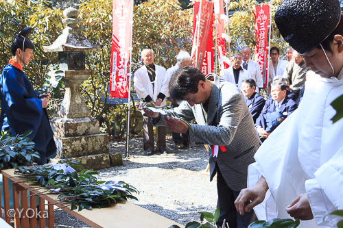 玉置神社初午祭田花会長