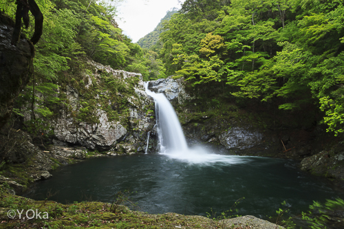 瀬野の滝マイナスイオンの滝
