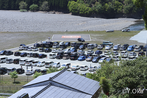 河原駐車場上野地