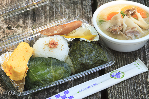 花がら摘み昼食