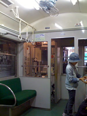 昔の東急線内部