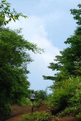 尾根道