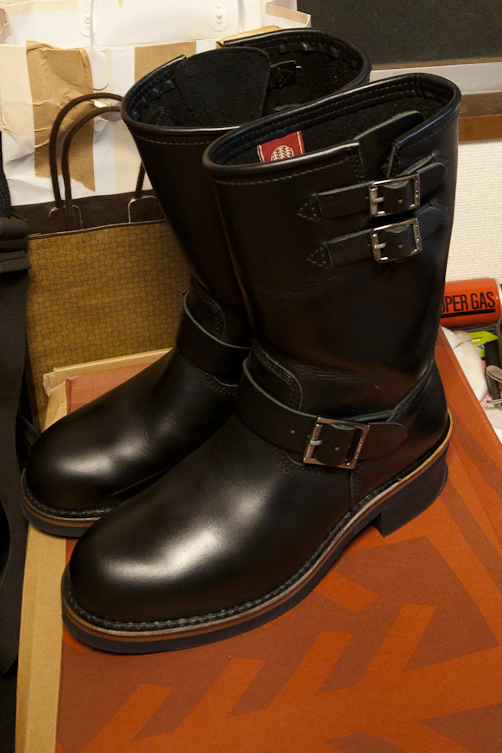 CEDAR CREST エンジニアブーツ ブラック26cm　スチールトゥ CEDAR CREST - エンジニアブーツ 本革 ショート セダークレスト