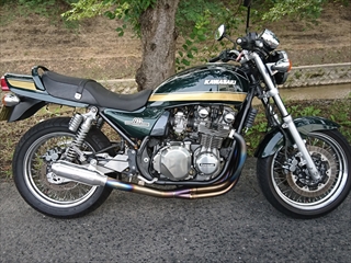 カワサキゼファー750RSのマフラーを交換しました。 | 車検 奈良
