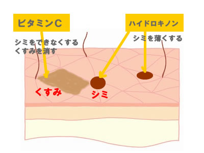 シミに効く化粧品ビーグレン