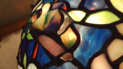 ステンドグラスのランプ ☆18”マグノリア☆ | 可児ガラス工房のブログ