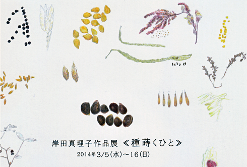 岸田真理子作品展2014年3月ギャラリー栂