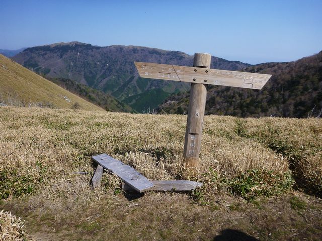 スーパー林道分岐