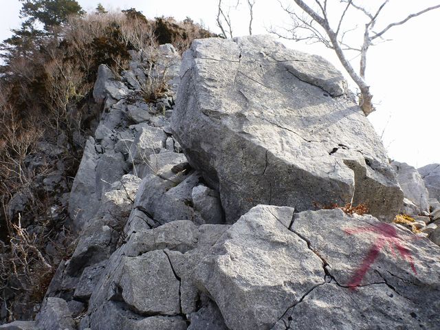 岩場