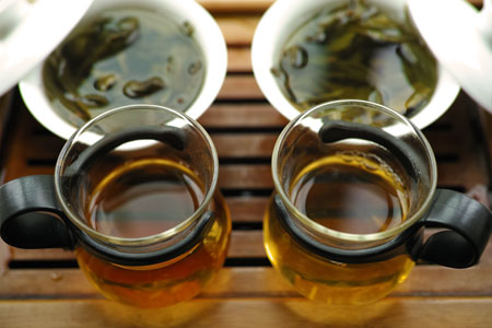 漫撒山秋の散茶2013年プーアル茶